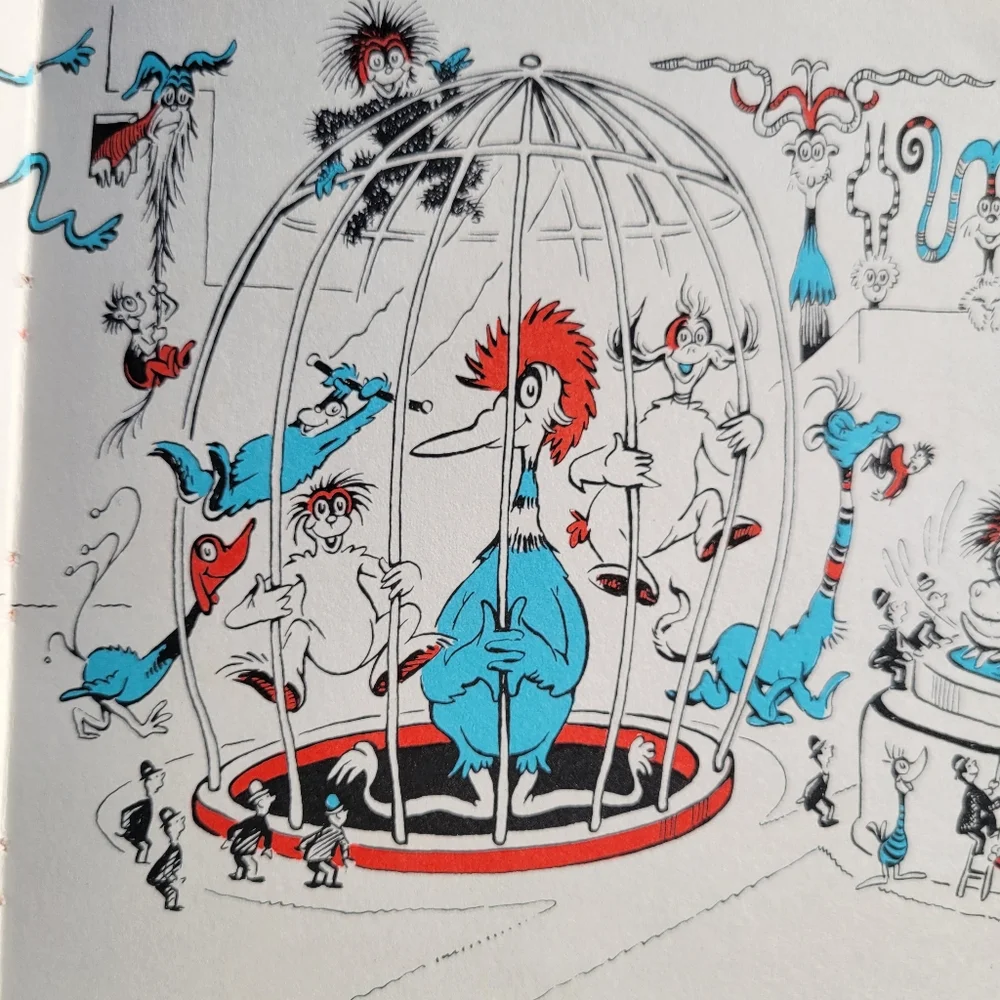 Dr. Seuss Book: If I Ran The Zoo ~ Dr. Seuss ~ 1950 Edition ~ Vintage Pop Art